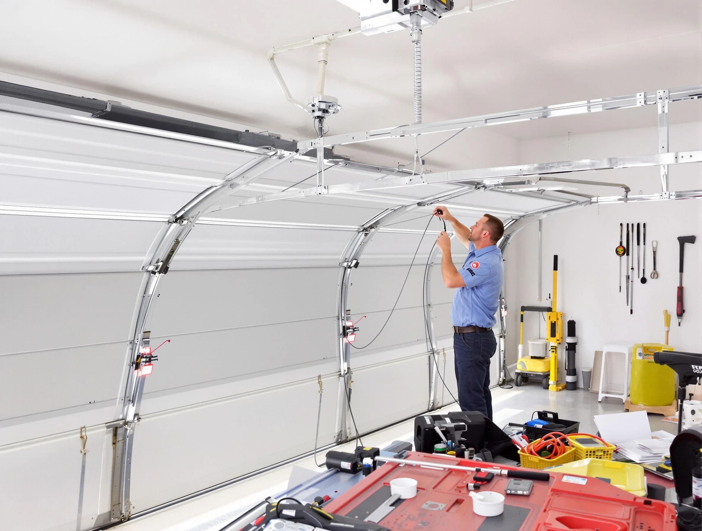 Garage door cable repair service by North Ogden Garage Door Repair in North Ogden