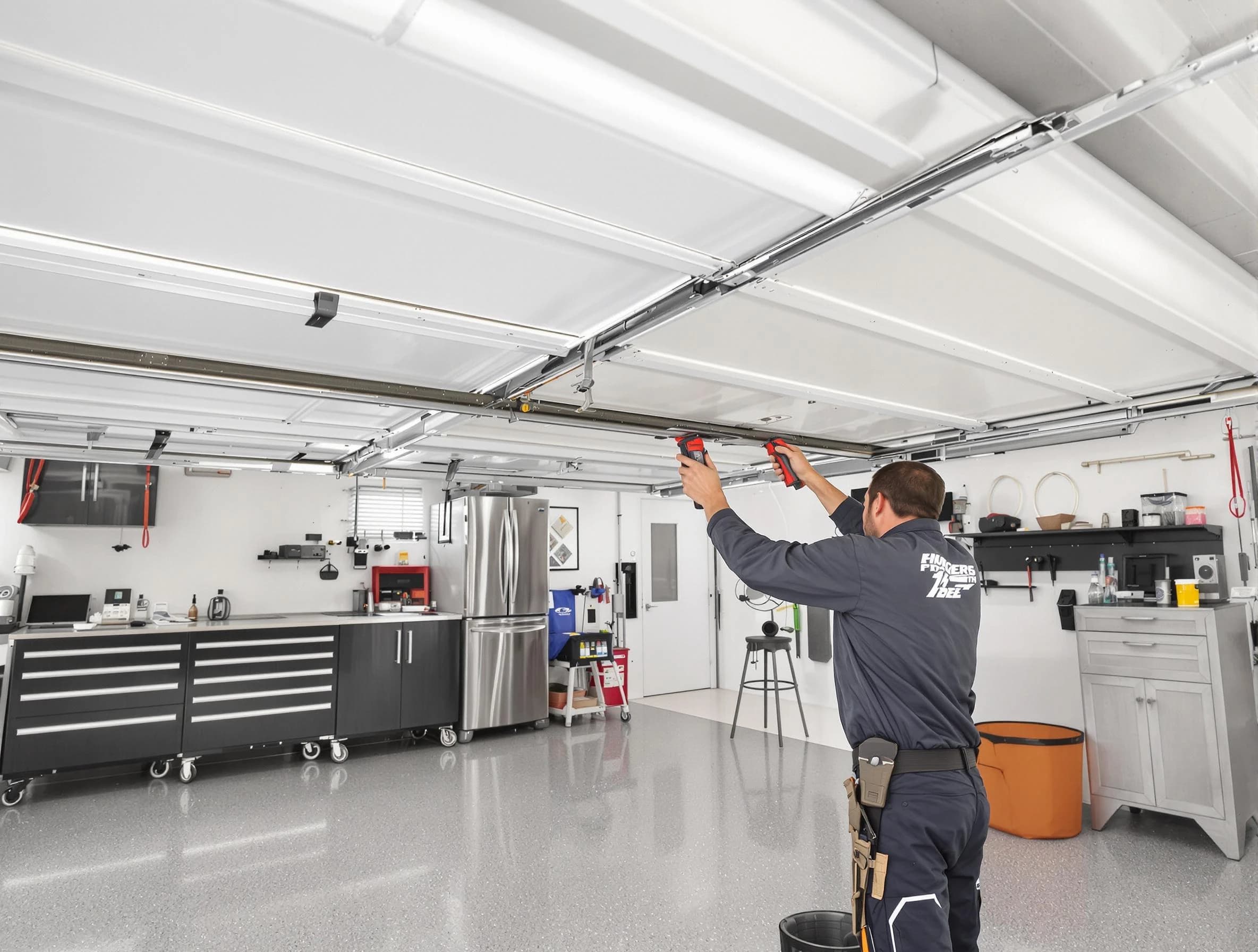 Overhead garage door repair service by North Ogden Garage Door Repair in North Ogden