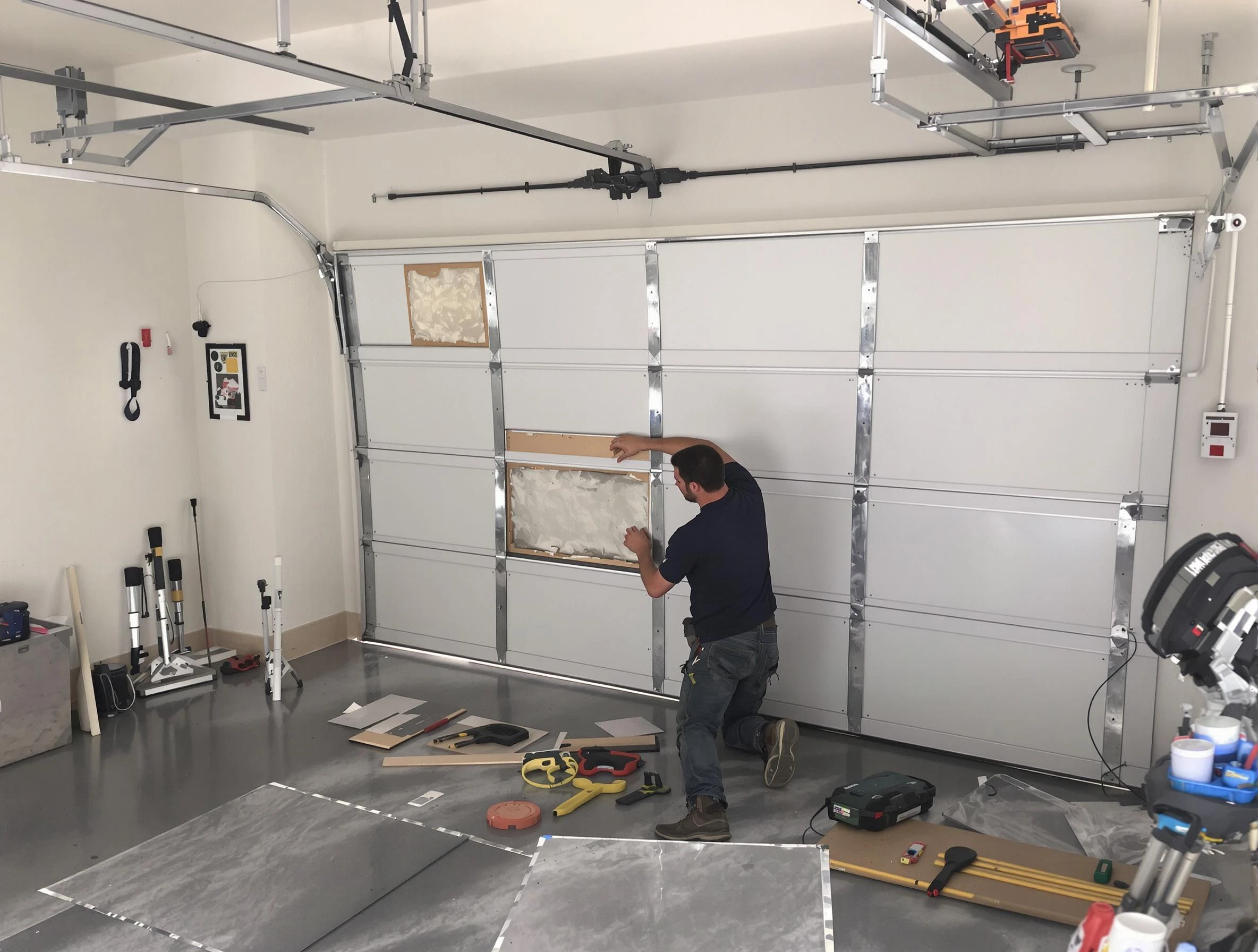 Garage Door Panel Repair in North Ogden