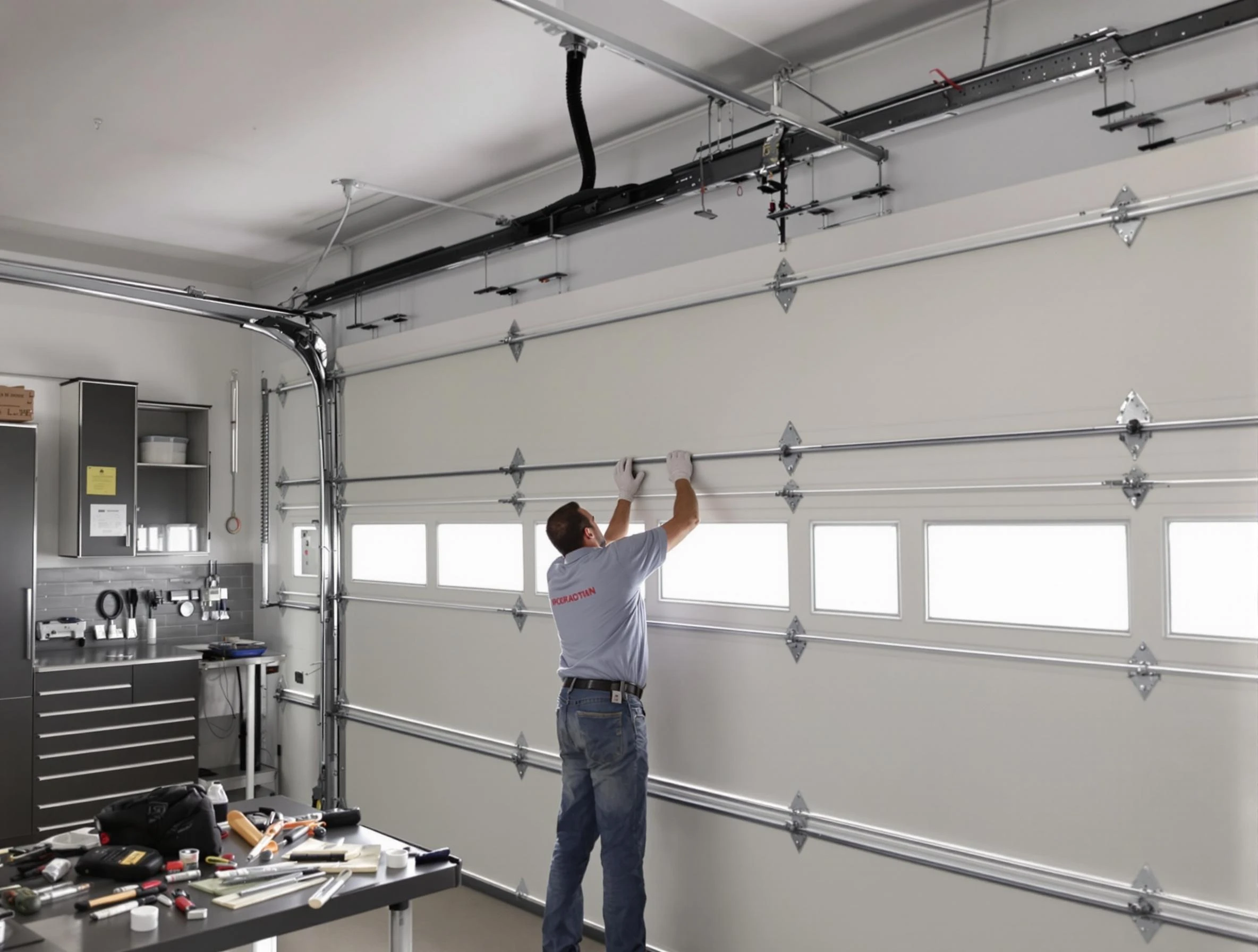 Garage Door Track Repair in North Ogden