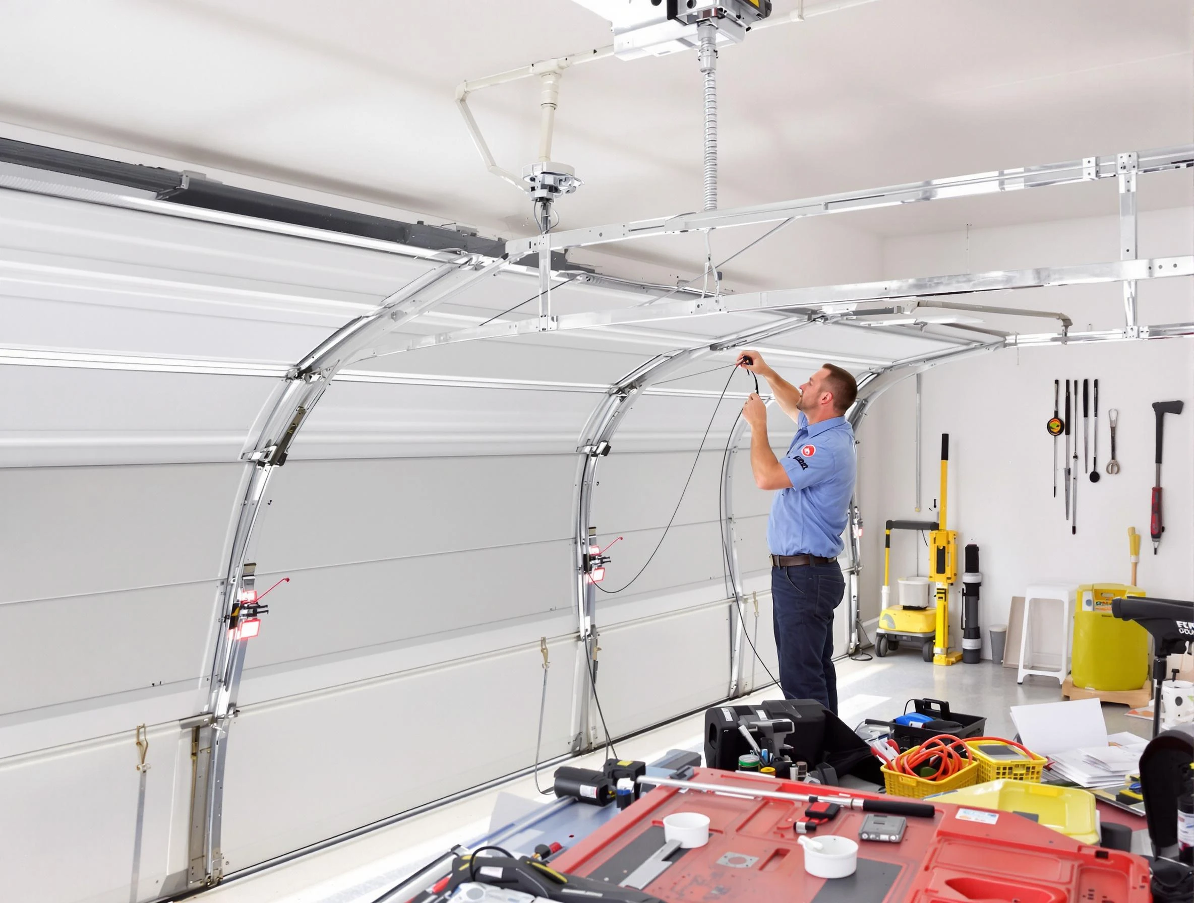 Garage door cable repair service by North Ogden Garage Door Repair in North Ogden