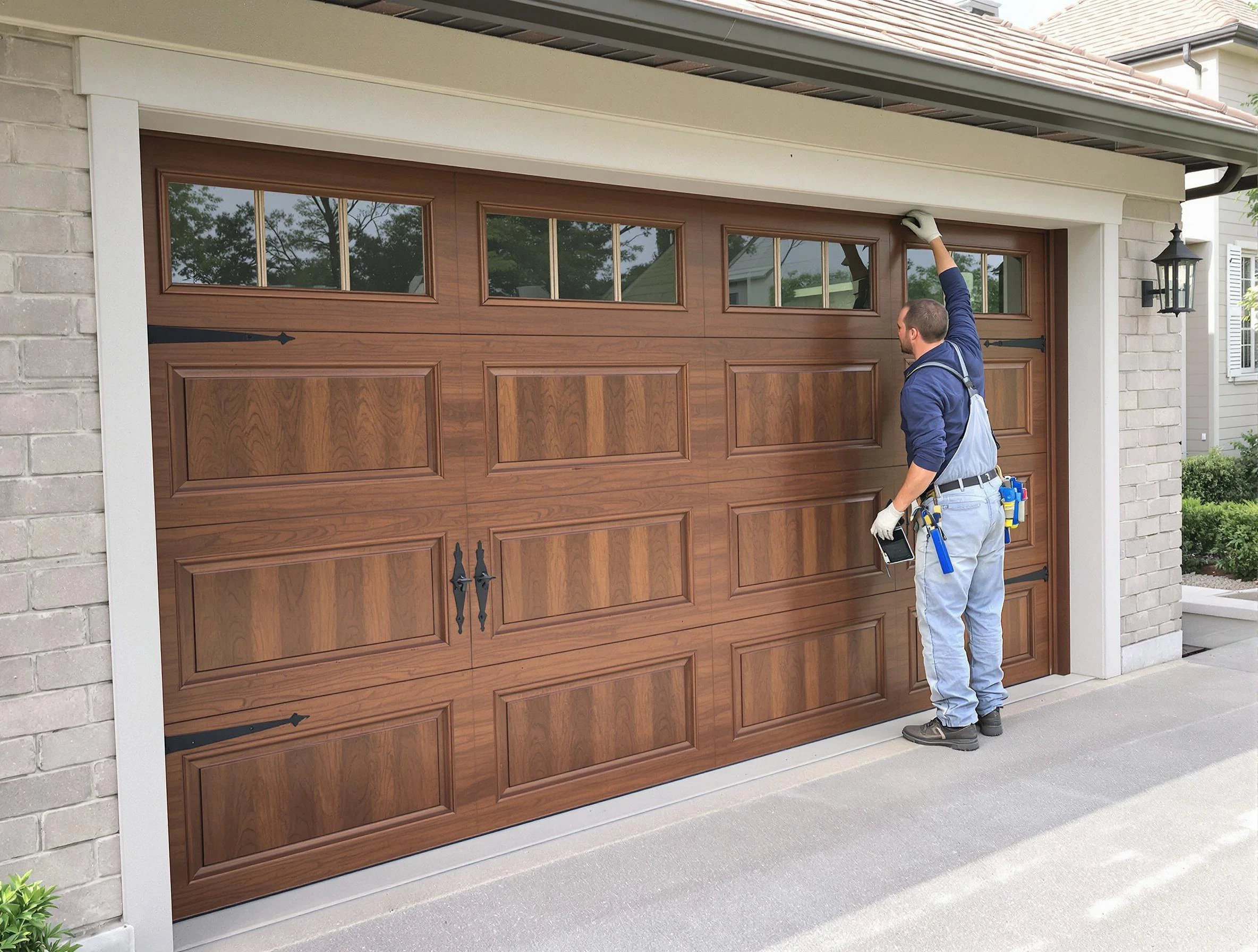 Custom garage door showcase by North Ogden Garage Door Repair in North Ogden