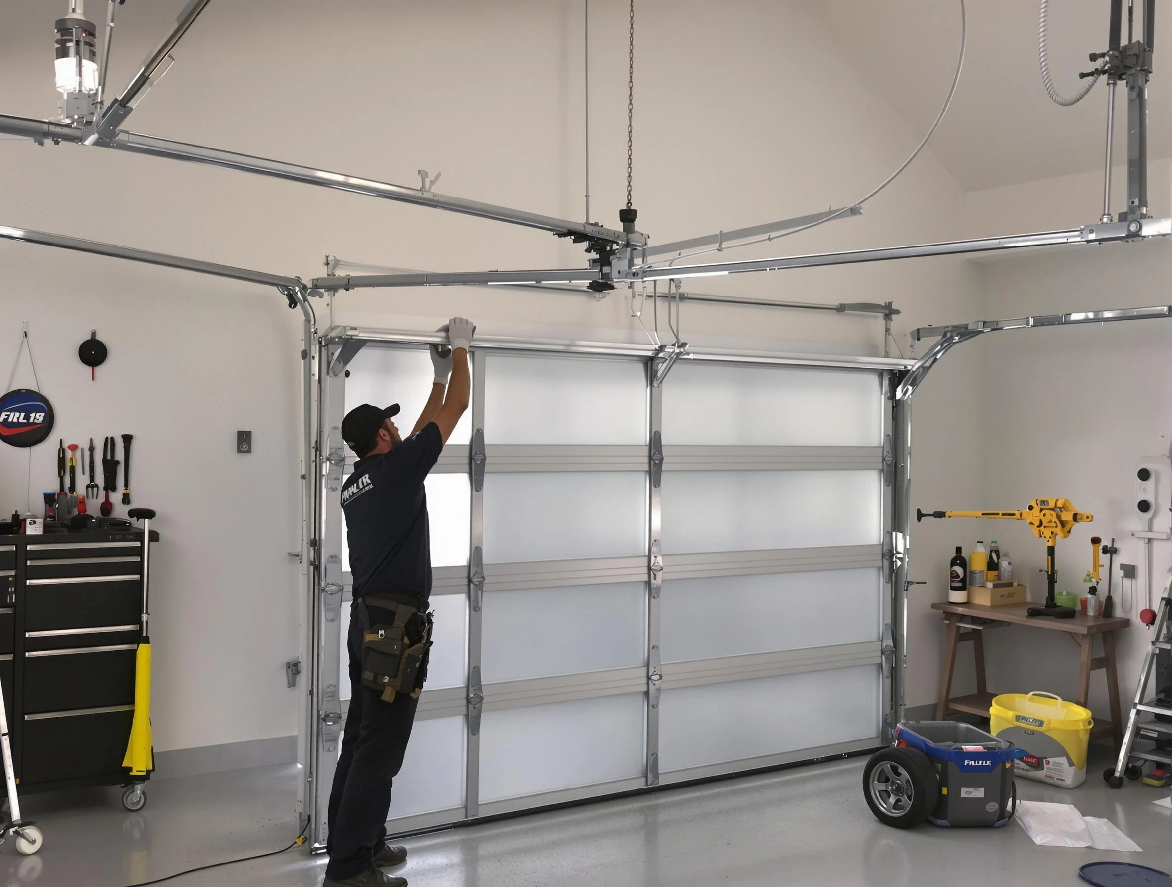 North Ogden Garage Door Repair certified team performing precision garage door installation in North Ogden