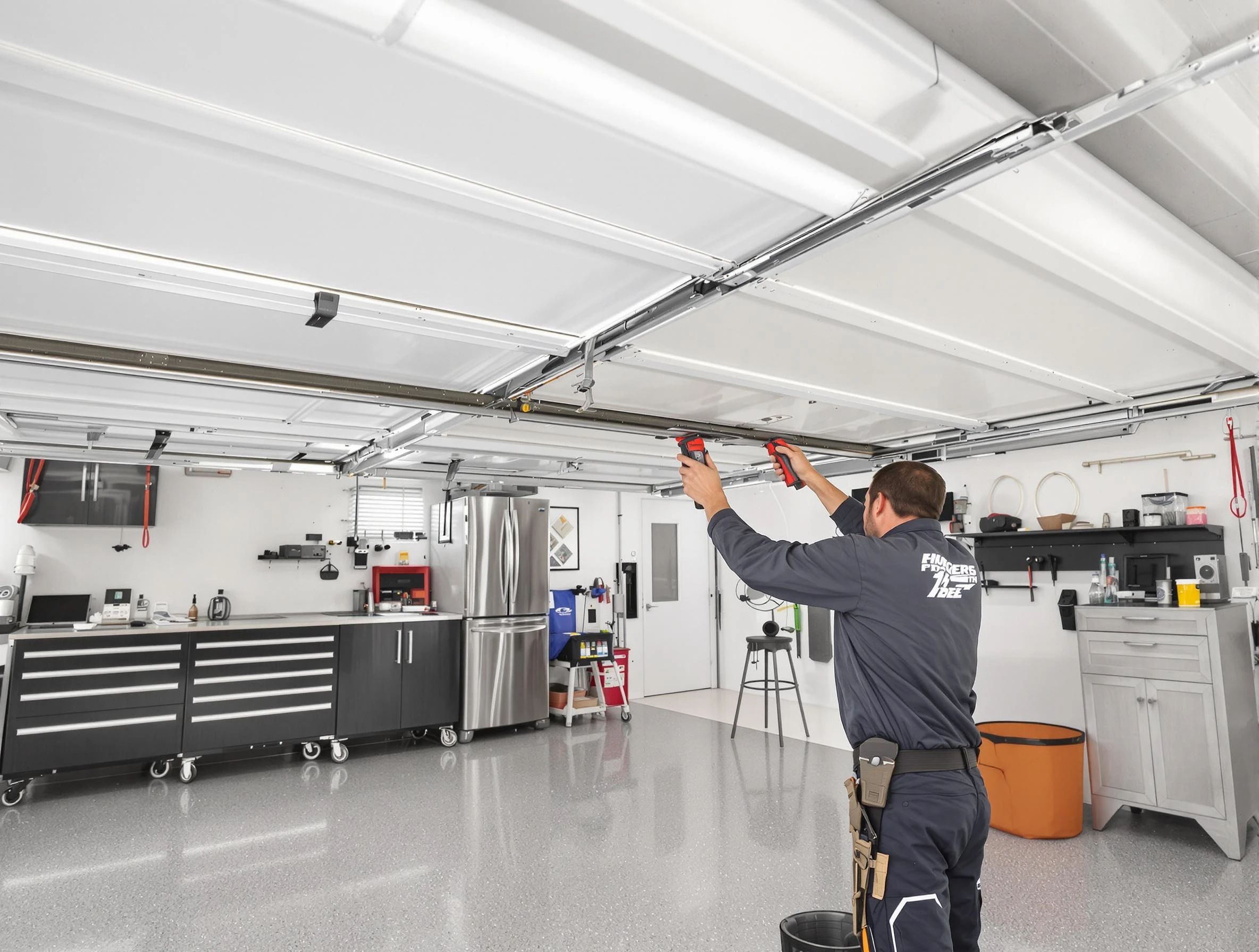 Overhead garage door repair service by North Ogden Garage Door Repair in North Ogden